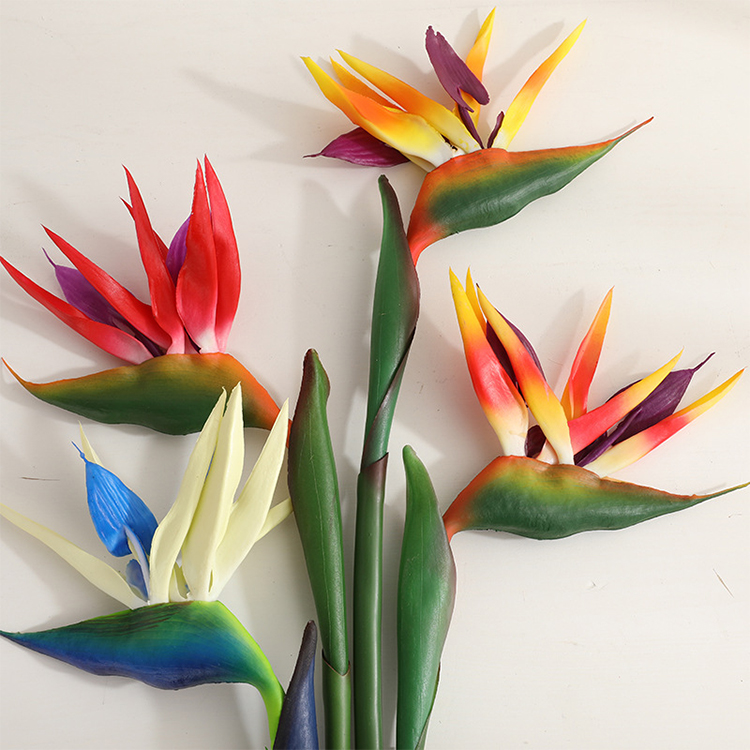Bird Paradise Strelitzia - 2 Stück Künstliche Strelitzie Kunstblume Paradiesvogel