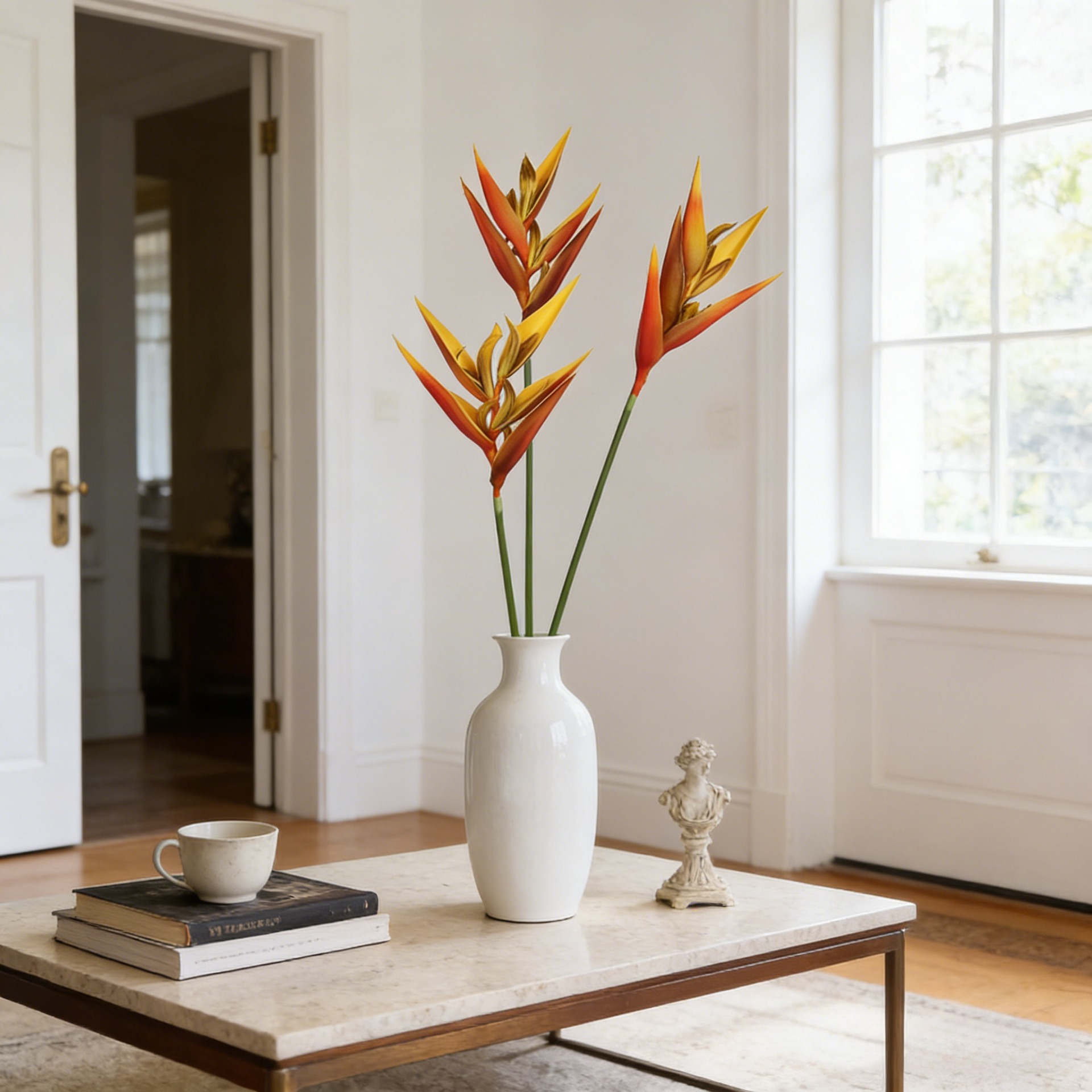 Bird Paradise Strelitzia - 36,6 Zoll künstlicher Paradiesvogel Strelitzia Pflanze