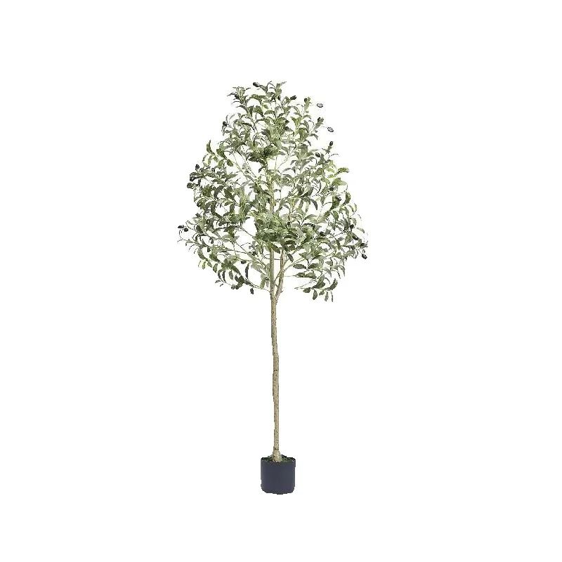 Ficus Lyrata Tree - SucceBuy Künstlicher Olivenbaum, 4/5/6 Fuß hoch,