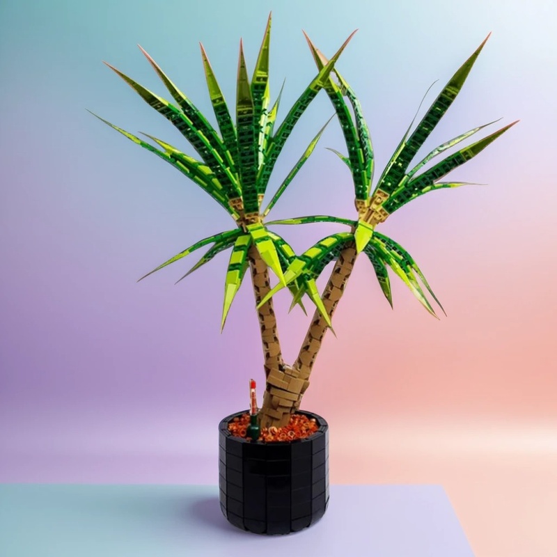 Dracaena Marginata - 1961 Teile MOC Dracaena Marginata Drachenbaum