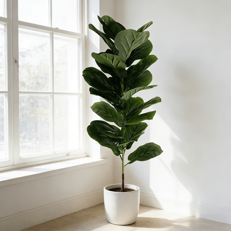 1 Stück 100cm Künstlicher Ficu – Ficus Lyrata Tree Bewertung und Preis